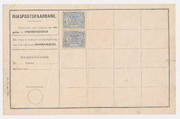 Rijkspostspaarbank  - Formulier Voor  Inlagen Spaarbankzegels - 1902 - Lettres & Documents