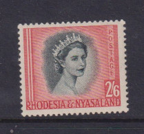 RHODESIA AND NYASALAND -  1954 Definitive 2s6d Hinged Mint - Rhodésie & Nyasaland (1954-1963)