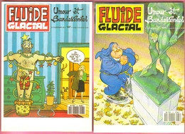 2 Cartes Postales "Cart'Com" - Série "Divers Presse, Médias,..." - Fluide Glacial - Umour Et Bandessinées (ill Tronchet) - Comics