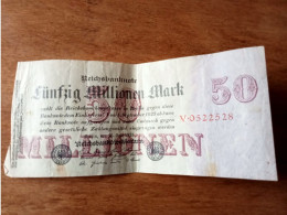 Billet De Cinquante Millions De Mark 1923 - Sammlungen