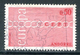 ANDORRE- Y&T N°212- Oblitéré (Europa) - Usados