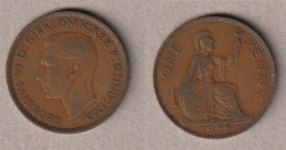 01954) Grossbritannien, 1 Penny 1938, George VI - Other & Unclassified