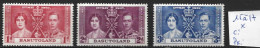 BASOUTOLAND 15 à 17 * Côte 2 € - 1933-1964 Crown Colony
