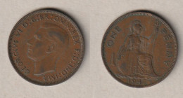 01943) Grossbritannien, 1 Penny 1947, George VI - Otros & Sin Clasificación