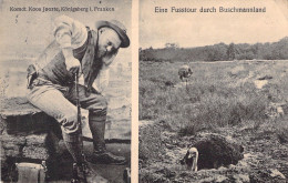 AFRIQUE DU SUD - Eine Fußtour Durch Buschmannland - Autruche - Carte Postale Ancienne - Südafrika