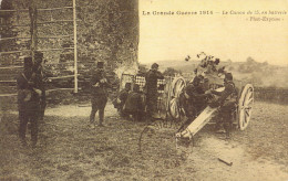 LE CANON DE 75 EN BATTERIE - Guerra 1914-18