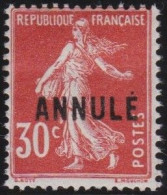 France  .  Y&T   .     160  CI-1  .  ANNULÉ  .   **      .    Neuf Avec Gomme Et SANS Charnière - Neufs