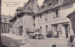 St Mamet La Grande Rue Animation Voitures Personnages Boulangerie Boucherie Charcuterie - Saint-Mamet-la-Salvetat