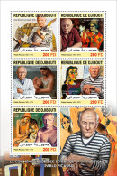 Djibouti 2023, Art, Picasso, 5val In BF - Picasso