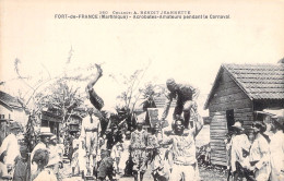 MARTINIQUE - Fort De France - Acrobates Amateurs Pendant Le Carnaval - Carte Postale Ancienne - Otros & Sin Clasificación