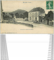 88 MOUSSEY. Place Et La Mairie Et Poste 1908 - Moussey