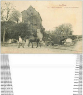 81 PUYLAURENS. Lavandières Sur Le Lac Et Cheval Vers Le Château 1905 - Puylaurens