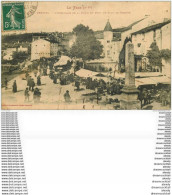 81 BRASSAC. Le Marché Et L'Obélisque De La Place Du Pont - Brassac