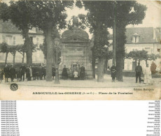 95 ARNOUVILLE-LES-GONESSE GONESSES. Place De La Fontaine 1915 (traces à Droite)... - Arnouville Les Gonesses