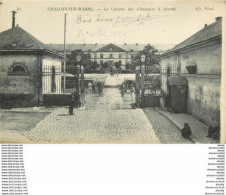 51 CHALONS-SUR-MARNE. La Caserne Des Chasseurs à Cheval 1916 - Châlons-sur-Marne