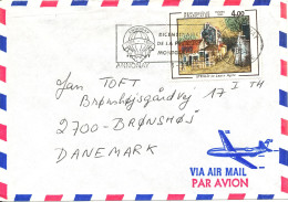 France Air Mail Cover Sent To Denmark  Annonay 3-1-1984 - 1960-.... Covers & Documents