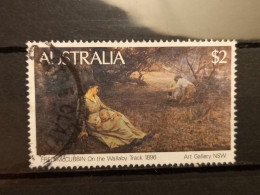 FRANCOBOLLI STAMPS AUSTRALIA AUSTRALIAN 1981 USED SERIE DIPINTI PAINT PAINTINGS OBLITERE' - Gebraucht