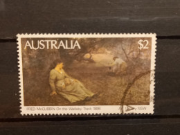 FRANCOBOLLI STAMPS AUSTRALIA AUSTRALIAN 1981 USED SERIE DIPINTI PAINT PAINTINGS OBLITERE' - Gebraucht