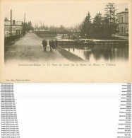 WW 51 CHALONS-SUR-MARNE. Le Pont Du Canal Et L'Ecluse Avec Chevaux De Trait Pour Péniche Vers 1900. Impeccable Et Vierge - Châlons-sur-Marne