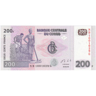 République Démocratique Du Congo, 200 Francs, 2013, 2013-06-30, KM:99a, NEUF - République Du Congo (Congo-Brazzaville)