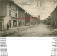 WW 69 ANSE. Café Du Commerce Vacheresse Route De Villefranche 1929 Perspective Rare... - Anse