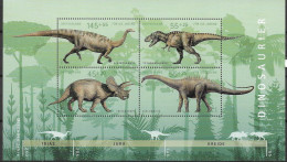 2008 Deutschland Germany  Mi Bl. 73 **MNH Dinosaurier. - Ungebraucht