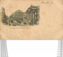 WW BRUXELLES. La Bourse Boulevard Anspach Vers 1900 Pointes De Rouille... - Autres & Non Classés