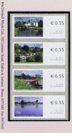 Ireland 2008 Inland Waterways SOAR, Variety With Phosphor Frame 55c Set Of 4 Mint - Nuovi