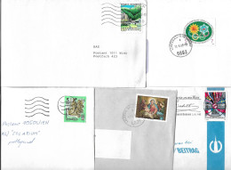 0100c: Österreich 1992, Kleines Brieflot Bedarfspost- Inlandsfrankaturen Ansehen - Collections