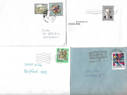 0100d: Österreich 1992, Kleines Brieflot Bedarfspost- Inlandsfrankaturen Ansehen - Collections