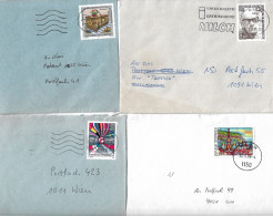 0100e: Österreich 1992, Kleines Brieflot Bedarfspost- Inlandsfrankaturen Ansehen - Collections