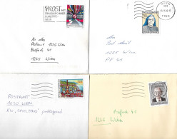 0100f: Österreich 1992, Kleines Brieflot Bedarfspost- Inlandsfrankaturen Ansehen - Collections