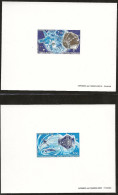 2 Épreuve De Luxe Taaf/fsat Space Espace YVT PA 49/50 - Imperforates, Proofs & Errors