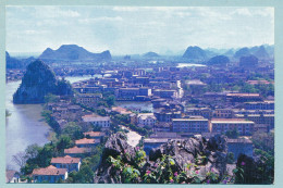 SCENIC GUILIN - A Bird's-eye View Of Guilin Town From Zhuang (Guangxi) - Chine