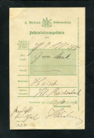 "WUERTTEMBERG" 1903, Postschein Ortsdruck "Dornstetten" (3074) - Lettres & Documents