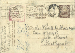 ROMANIA 1949 MILITARY, CENSORED, OPM 2468 BUCURESTI POSTCARD STATIONERY - 2. Weltkrieg (Briefe)