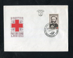 "SAARLAND" 1953, Mi. 343 "Rotes Kreuz" FDC (3090) - FDC