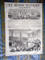 LE MONDE ILLUSTRE 13/03/1869 BELGIQUE BREST PORT LE HAVRE OURAGAN FAUST MAGASIN DE LA VILLE DE SAINT DENIS LAMARTINE - 1850 - 1899