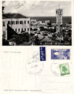 LEBANON 1956 POSTCARD SENT FROM BEYRUTH TO HAMBURG - Lebanon