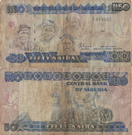 Nigeria 50 Naira ND (1984-2000) P-27а Banknote Africa Currency #5135 - Nigeria