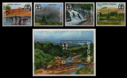 Swaziland 1991 - Mi-Nr. 583-586 & Block 14 ** - MNH - Natur / Nature - Swaziland (1968-...)