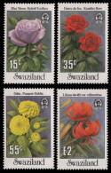 Swaziland 1987 - Mi-Nr. 532-535 ** - MNH - Blumen / Flowers - Swaziland (1968-...)
