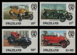 Swaziland 1985 - Mi-Nr. 490-493 ** - MNH - Autos / Cars - Swaziland (1968-...)