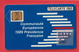 F 108 A--COMMUNAUTE EUROPENNE  120 U SC 5  ON--Série De 108856--N° De La Carte 108862 - 1989