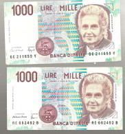 JM30.11 / 2 X BILLET DE BANQUE / ITALIE - Autres - Europe