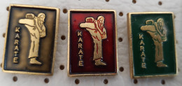 Karate SLovenia Ex YUgoslavia Vintage Pins - Judo