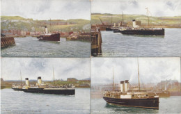 TURBINE STEAMER ONWARD + QUEEN + DOVER + INVICTA + MAIDSTONE + MABEL GRACE - Paquebote