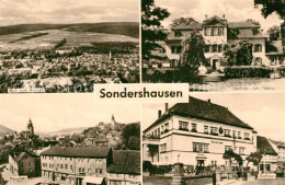 43343421 Sondershausen Thueringen Panorama Gasthaus Zum Possen Planplatz Rathaus - Sondershausen