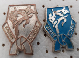 Police Karate Club RSNZ SLovenia Ex YUgoslavia Vintage Pins - Judo