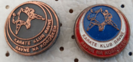 Karate Club Ravne Na Koroskem  SLovenia Ex YUgoslavia Vintage Pins - Judo